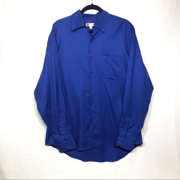 Mens Long Sleeve BACHRACH Large 15 1/2 - Picture 1 of 6
